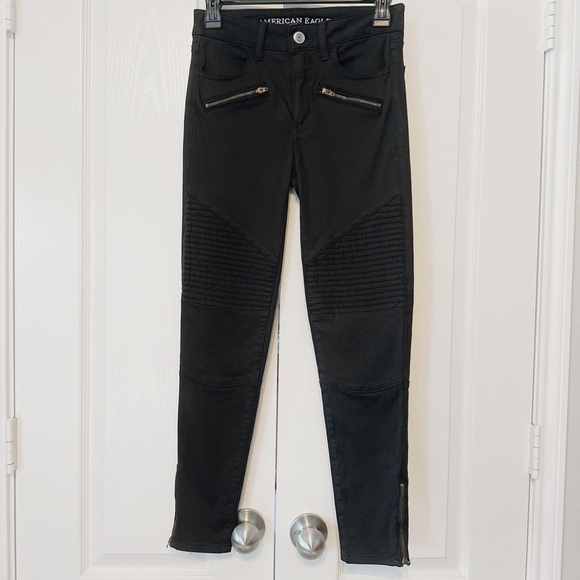 American Eagle Outfitters Super Super Stretch X Hi Rise Jegging Size O Regular - Picture 1 of 14
